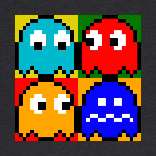 Pac-Man 4 Panel by RetroRaider